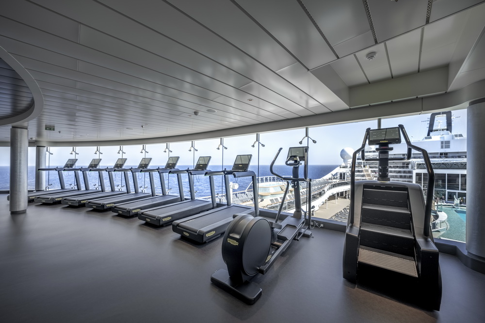 MSC World Europa, MSC Gym Powered by Technogym