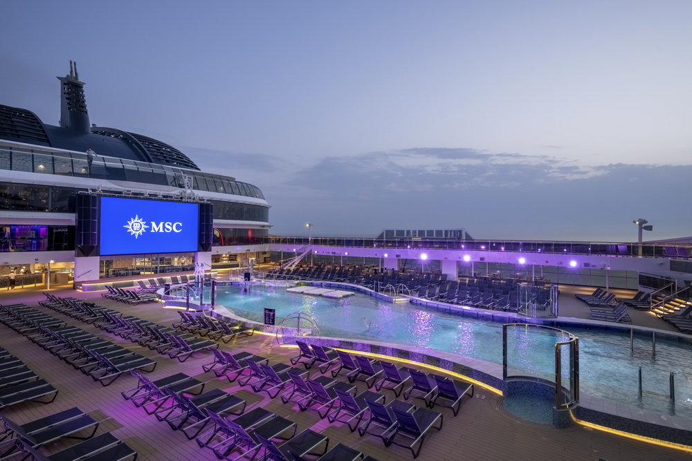 MSC World Europa, La Plage Pool